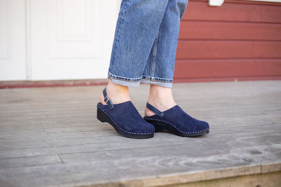 Adrian Dark Blue Suede