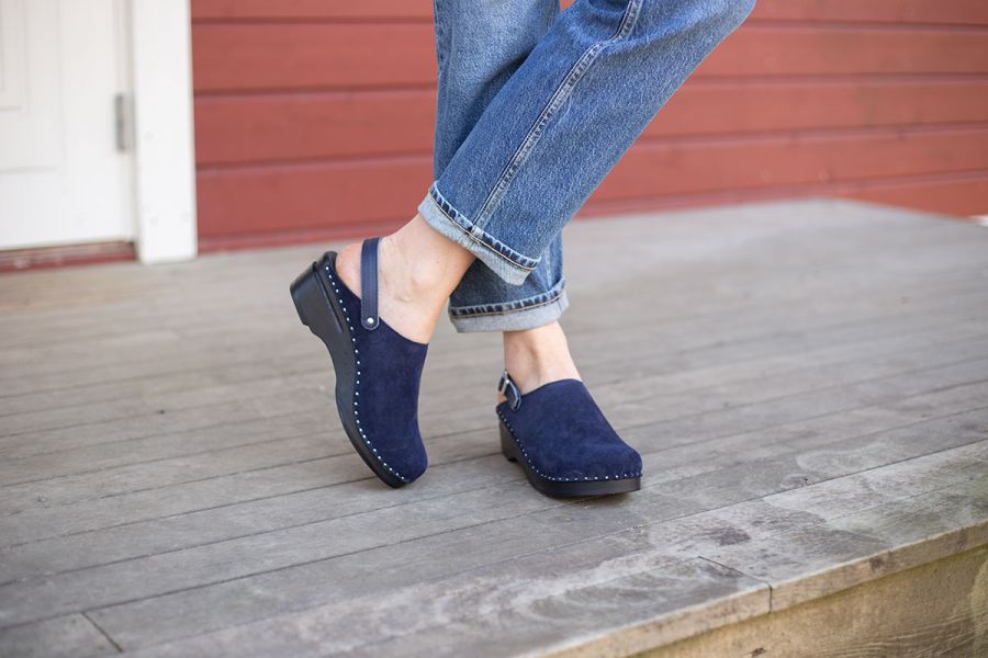 Adrian Dark Blue Suede