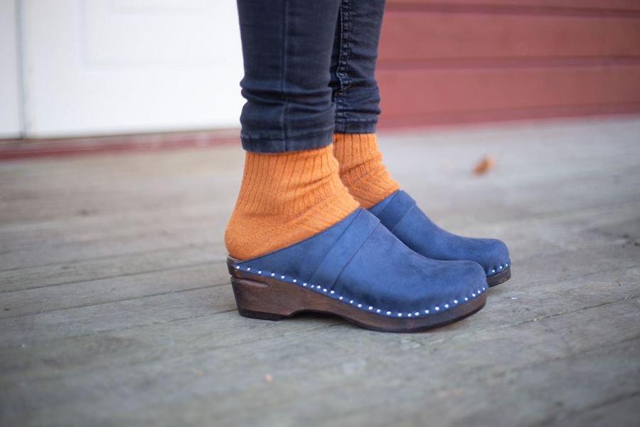 Da Vinci Dark Blue Suede