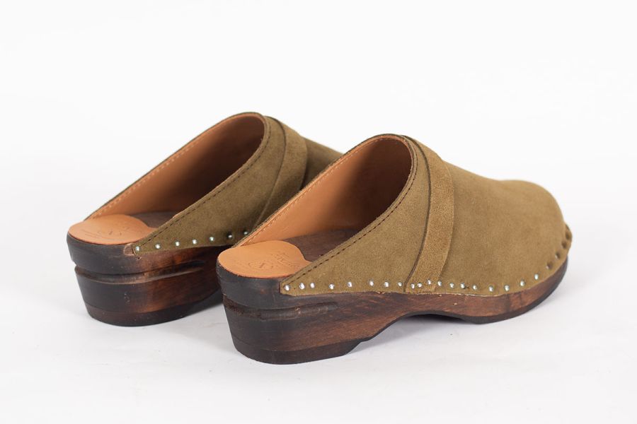 Da Vinci Dark Green Suede