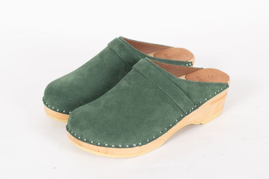 Da Vinci Green Suede