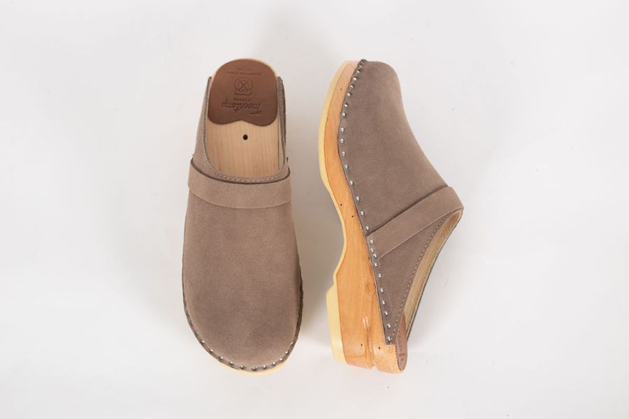 Da Vinci Taupe Suede