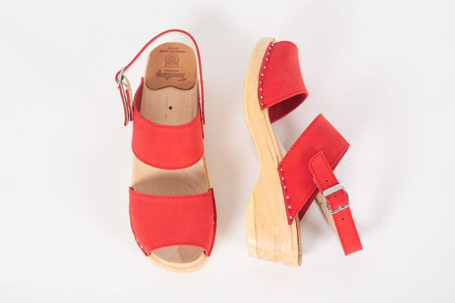 Ingrid Red Nubuck