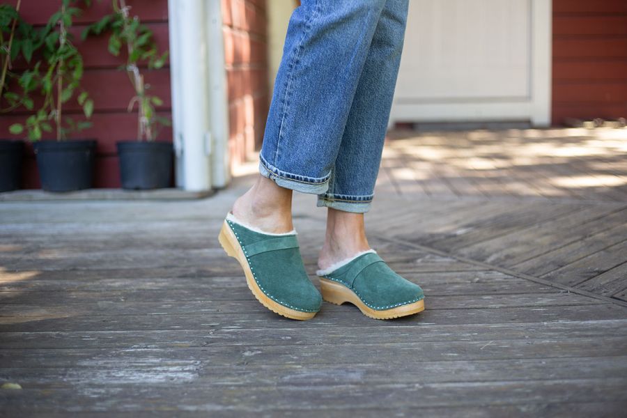 Munch Green Suede