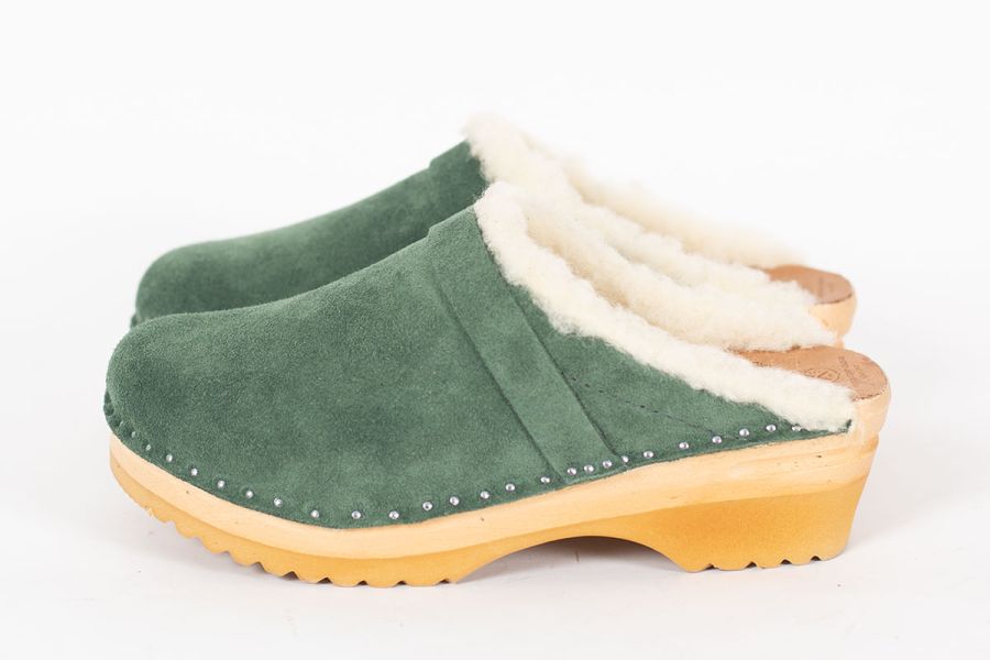 Munch Green Suede