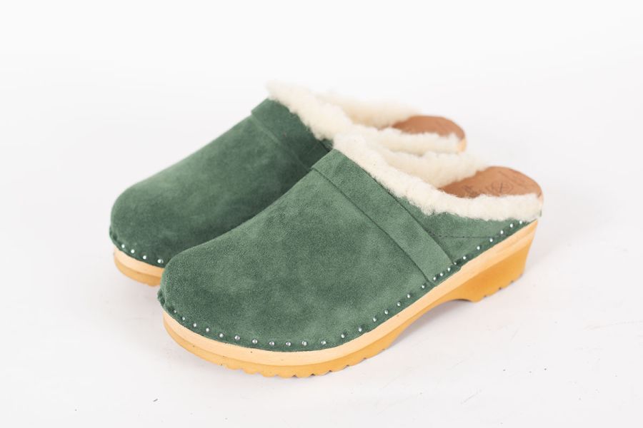 Munch Green Suede