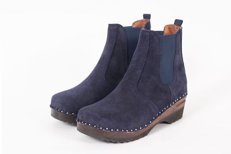 Rockwell Dark Blue Suede