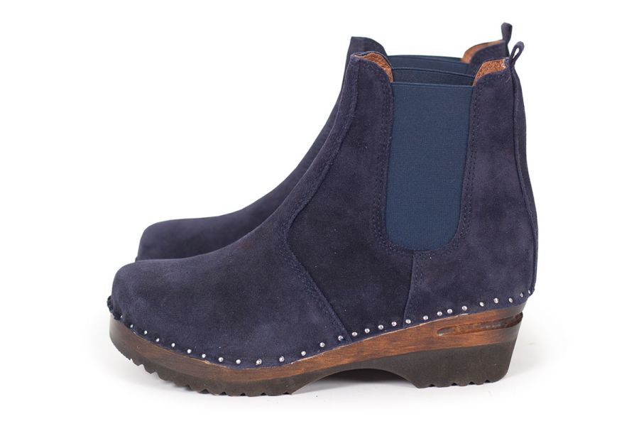 Rockwell Dark Blue Suede