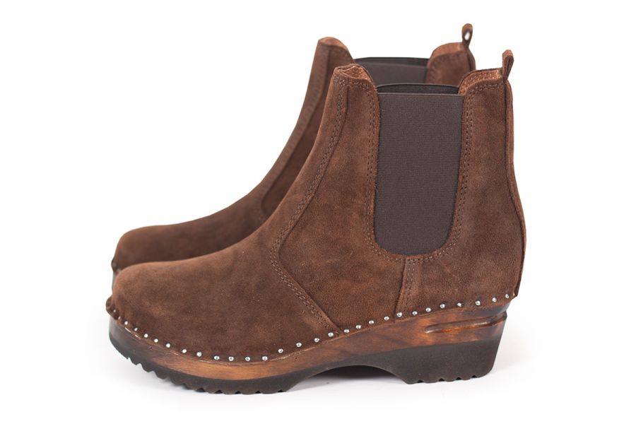 Rockwell Dark Brown Suede